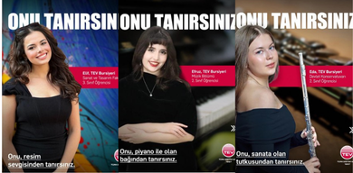 TEV - GELECEĞİN SANATÇILARINDAN MESAJLAR