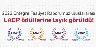 2023 Entegre Faaliyet Raporumuz Global LACP Yarışması’nda Gold & Bronz İki Ödüle Layık Görüldü!