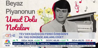 CNBC e / Art-e Programı Ferdi Özbeğen 84. Doğum Günü 19.08.2025