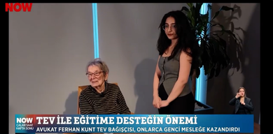 Kıymetli bağışçımız Avukat Ferhan Kunt ve bursiyerimiz Hazal Öztürk’ün ilham veren hikayesi, NOW’da 